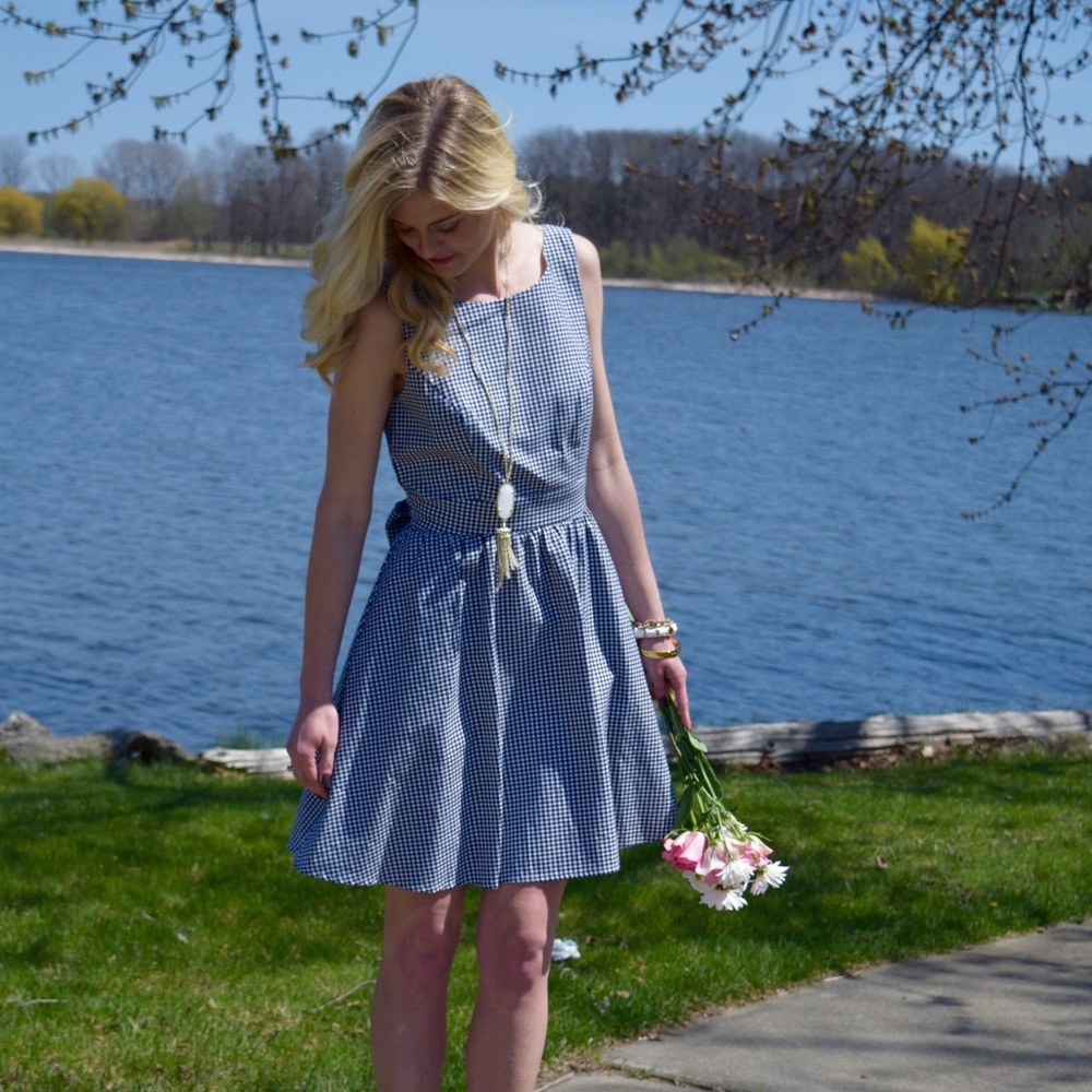 Lauren James Gingham Dress - Picture 4 of 9